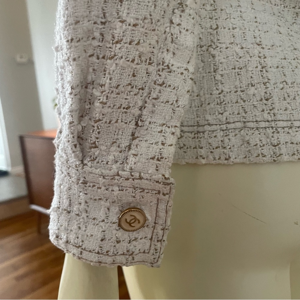 Chanel Button Down Shirt Jacket - image 3